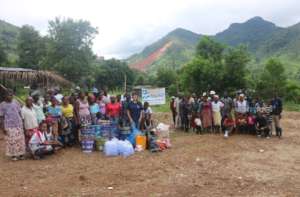 One of the remote communities our team supported