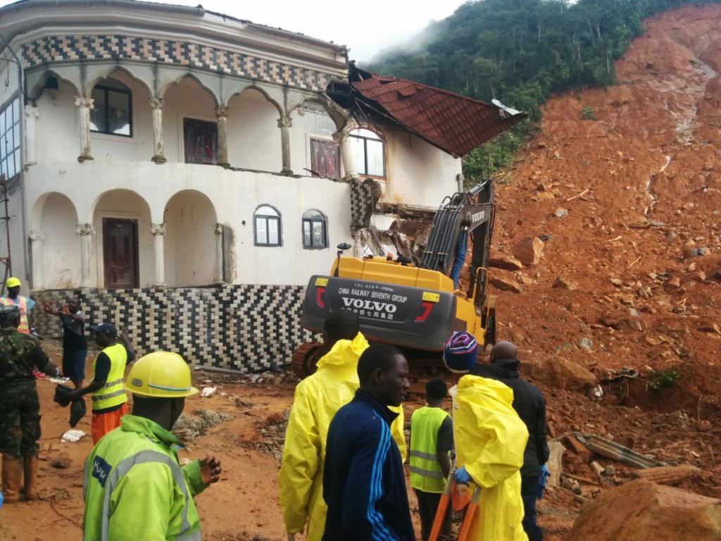 Emergency Mudslide Relief in Sierra Leone