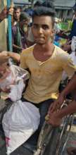 Physical handicapped received relief Materials