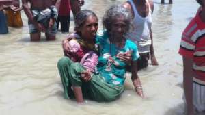 Old ages women Carrying from affected house
