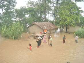 People moving for safe places