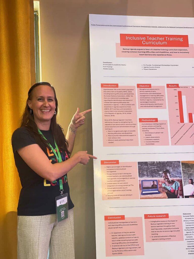 Annemaaike presenting at the NCDC Conference