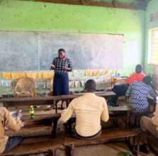 Meeting new teachers at new partner schools!