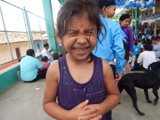 Happy Student at Bilingual School