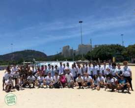 Volunteering Clean Up in Flamengo Beach