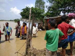 The current state of the homes in Saptari