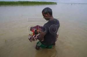 Theman couldn't find a dryland to barried his son