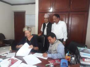 Kate signs midwifery degree agreement with KAHS
