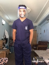 Dr Kamal gets ready for work