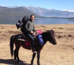 The best mode of transport for Lalit!