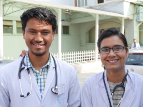Dr Nahakul and Dr Meena, Patan Hospital, Kathmandu
