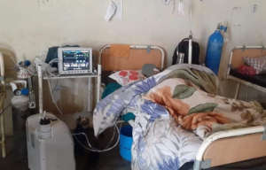Oxygen concentrator in use at Mugu Hospital
