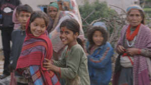 Children play in Lalit's village