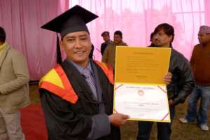Lalit graduates as first Doctor for Nepal in 2013