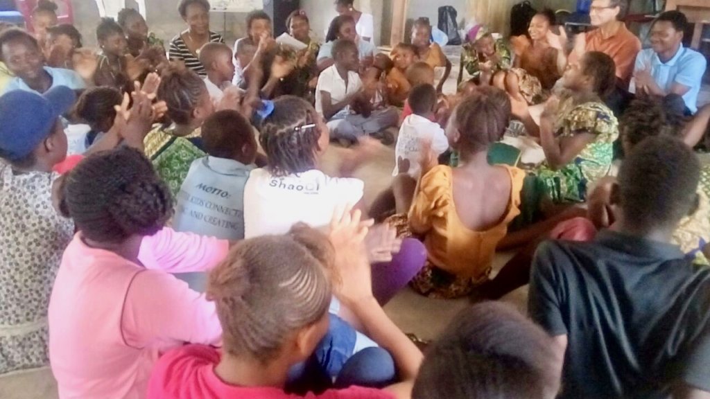 Repairing Girl's Shelter after Flood, Sierra Leone