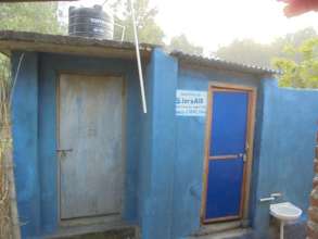 New toilet unit and hand-washing station!