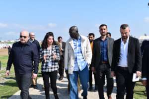 Country Director and UN Delegation Khanke Camp
