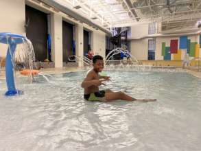 Pool time at the rec center!