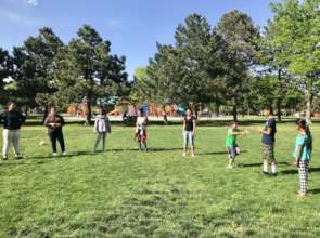 Water balloon toss!