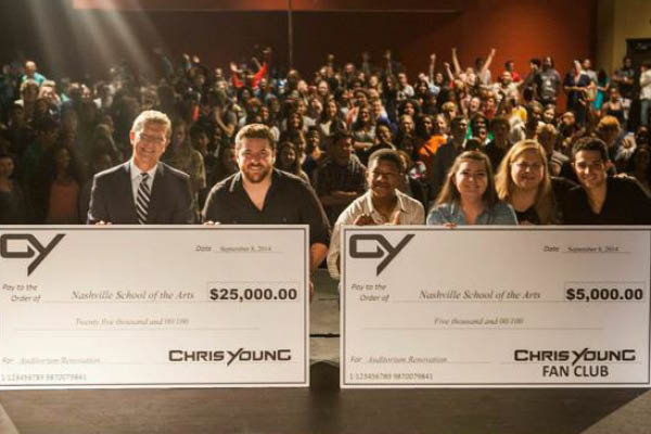 Alumni Chris Young at Nashville School of the Arts