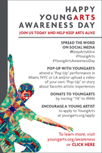 Happy YoungArts Awareness Day