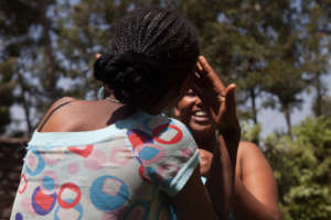 laughter with friends