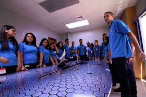 Students during Company Visit to Dell
