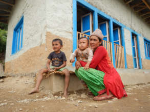 Karki Family with New Home