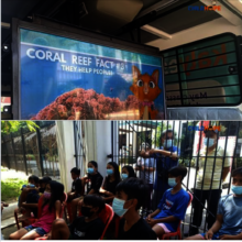 Session on how to conserve the coral reefs.