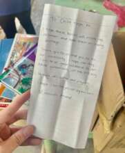 Letter of HOPE from Ms. Arnold