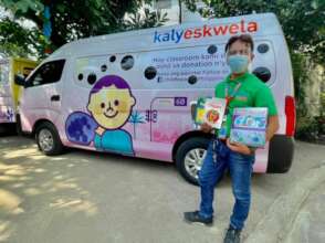 Book donation from Ms. Arnold