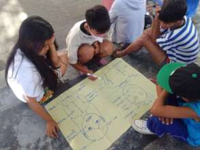 Adolescence and Sexuality session on the streets