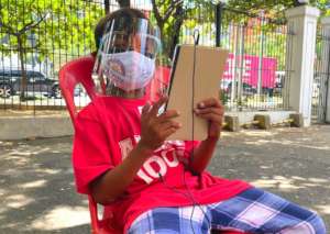 Junel, 8, enjoyed attending the KaEskwela session.