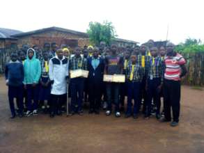 The New Ambassadors in the midst of other students