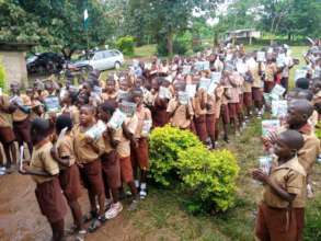 A section of students