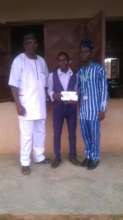 ISERH M&E Officer, Amb. Joshua & his Principal