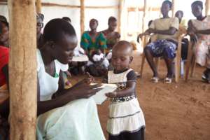 Innocence with volunteer teacher Joan
