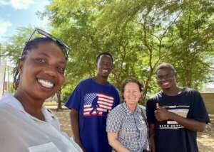 Anta, Ibrahima, myself and Harouna