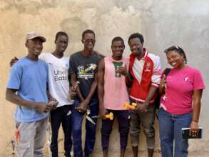 Saint-Louis Projects Manager Anta on a site visit