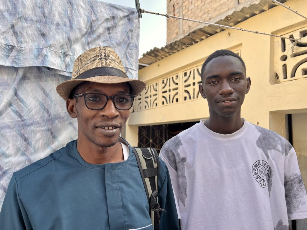 Dakar Projects Manager Lamine with Khalifa