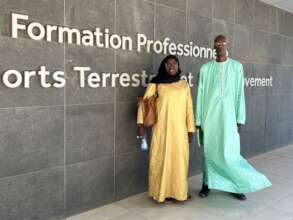 Aspyre Africa team at the Ministry