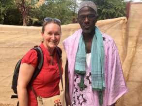 With one of the Koranic teachers we work with