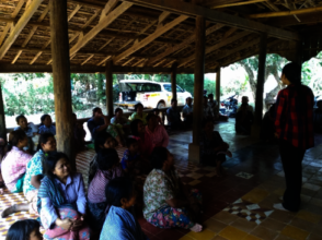 Awareness-raising event in Dany's community