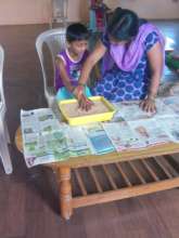 Touch therapy for writing