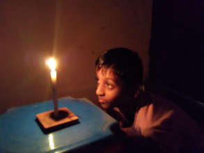 Candle light therapy to improve vision
