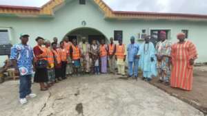 COMMUNITY RESPONSE TEAM AT SALU OF EDUNABON PALACE