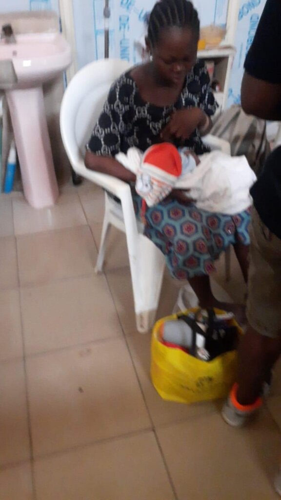 One of the survivors that gave birth last nig