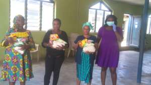 women with their gift