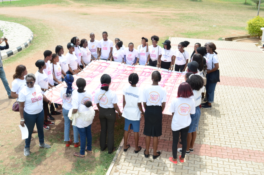 catching fun with the Confident Girls Ambassadors