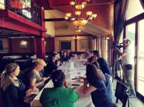 Breakfast with the media in Leskovac